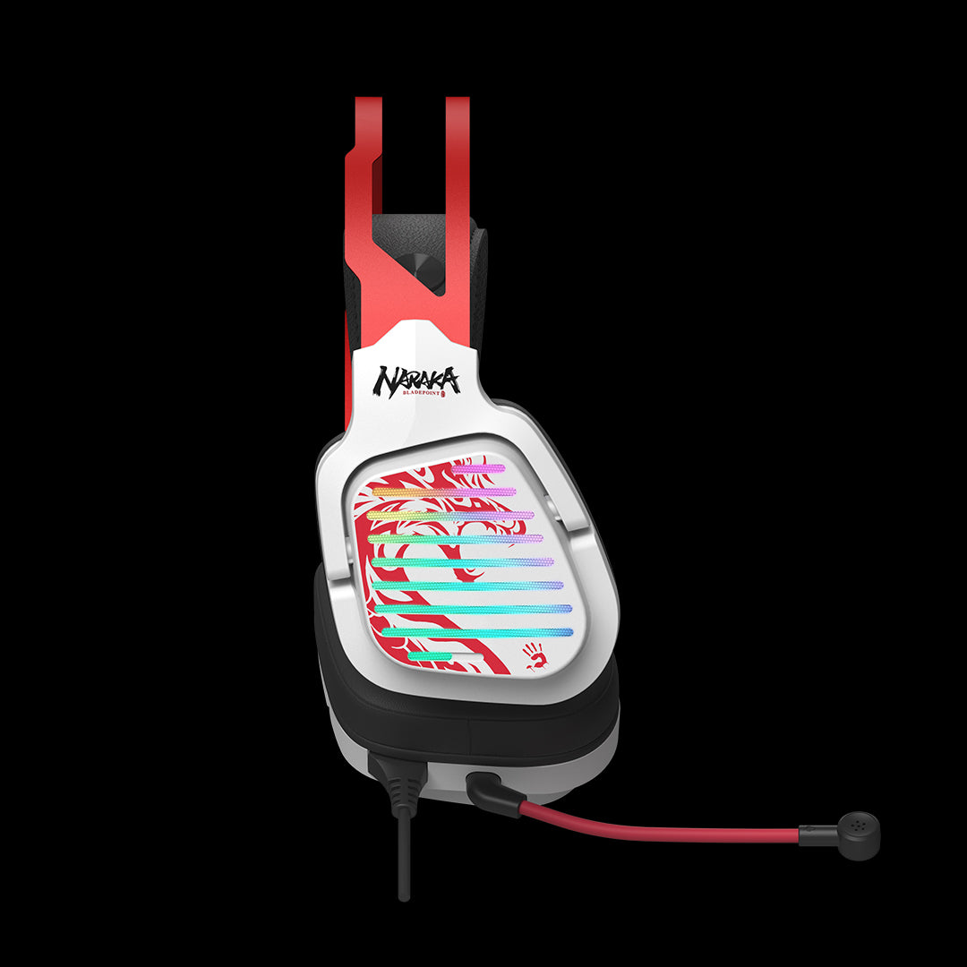 G560 Naraka 7.1 Virtual Surround Sound RGB Gaming Headset