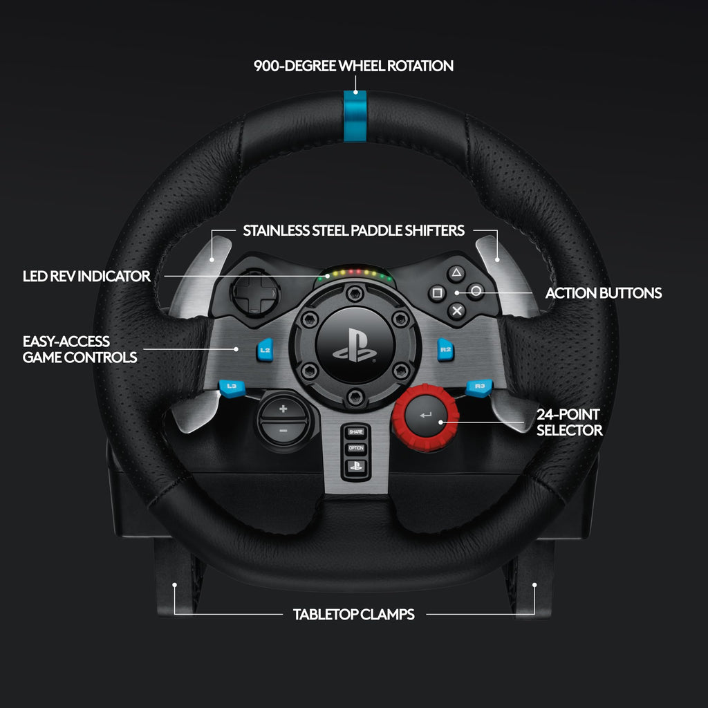 Logitech G920/G29 Driving Force Steering Wheels & Pedals Racing System