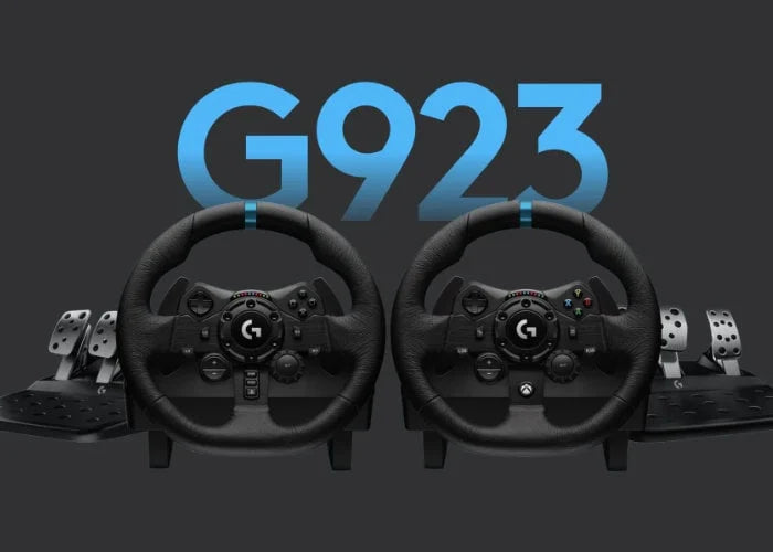 Logitech G923 Steering Wheel & Pedals TRUEFORCE Racing System