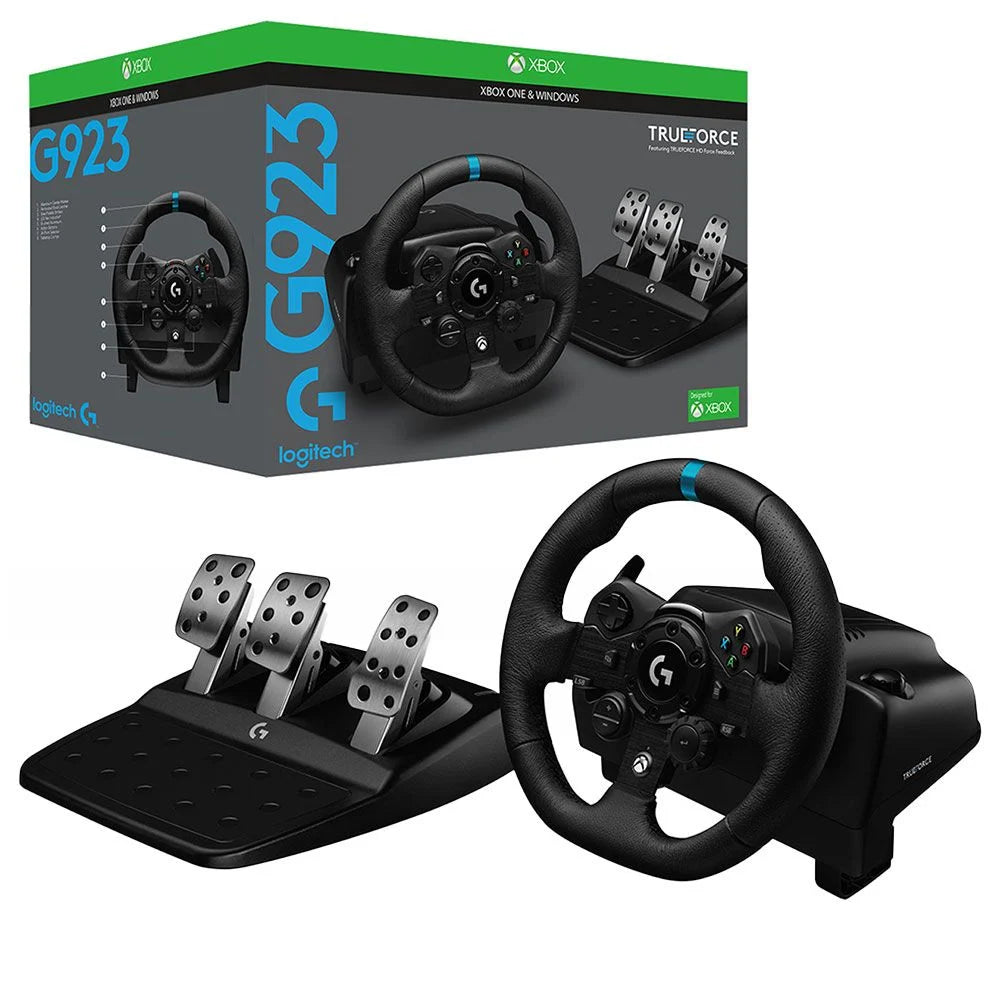 Logitech G923 Steering Wheel & Pedals TRUEFORCE Racing System